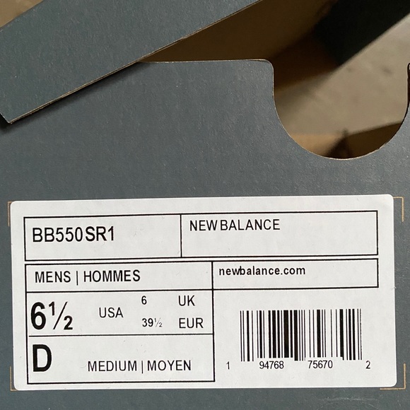 BRAND NEW new balance 550 - Picture 5 of 5